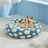 Lesure Donut Bed – Plush Indoor Pet Bed with Anti-Slip Base